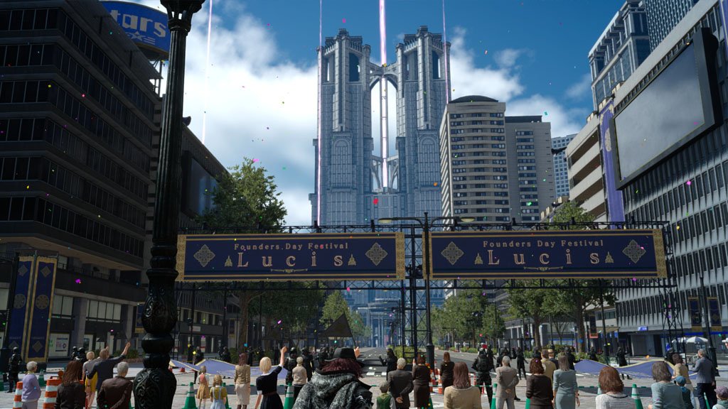 Final Fantasy Xv Explore The Crown City Of Lucis During The Day In Finalfantasy Xv Episode Ardyn Ffxv