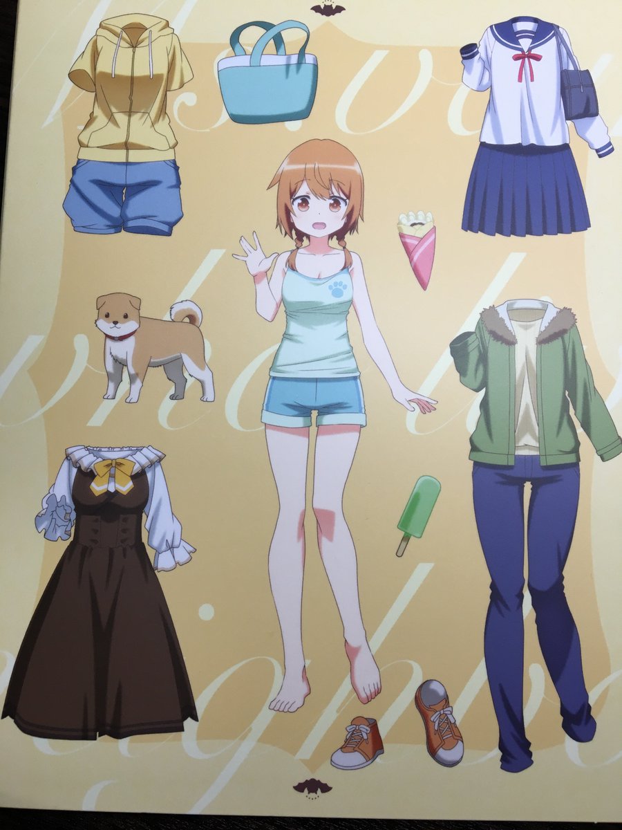 吸血鬼さんのアニメ円盤3巻の着せ替えイラストの衣装が可愛かったので着せてみました 甘党 のイラスト 吸血鬼さんのアニメ円盤3巻の着せ替えイラストの衣装が可愛かったので着せてみました 甘党 のイラスト