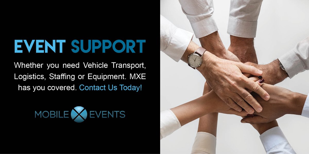 MobileXEvents's tweet image. Event Support... Whether you need Vehicle Transport, Logistics, Staffing or Equipment. MXE has you covered. Contact Us Today!
mobilexevents.com, s1g.com
877.248.7714 - info@mobilexevents.com
#eventsupport, #transport, #logistics, #marketing, #creativeagency