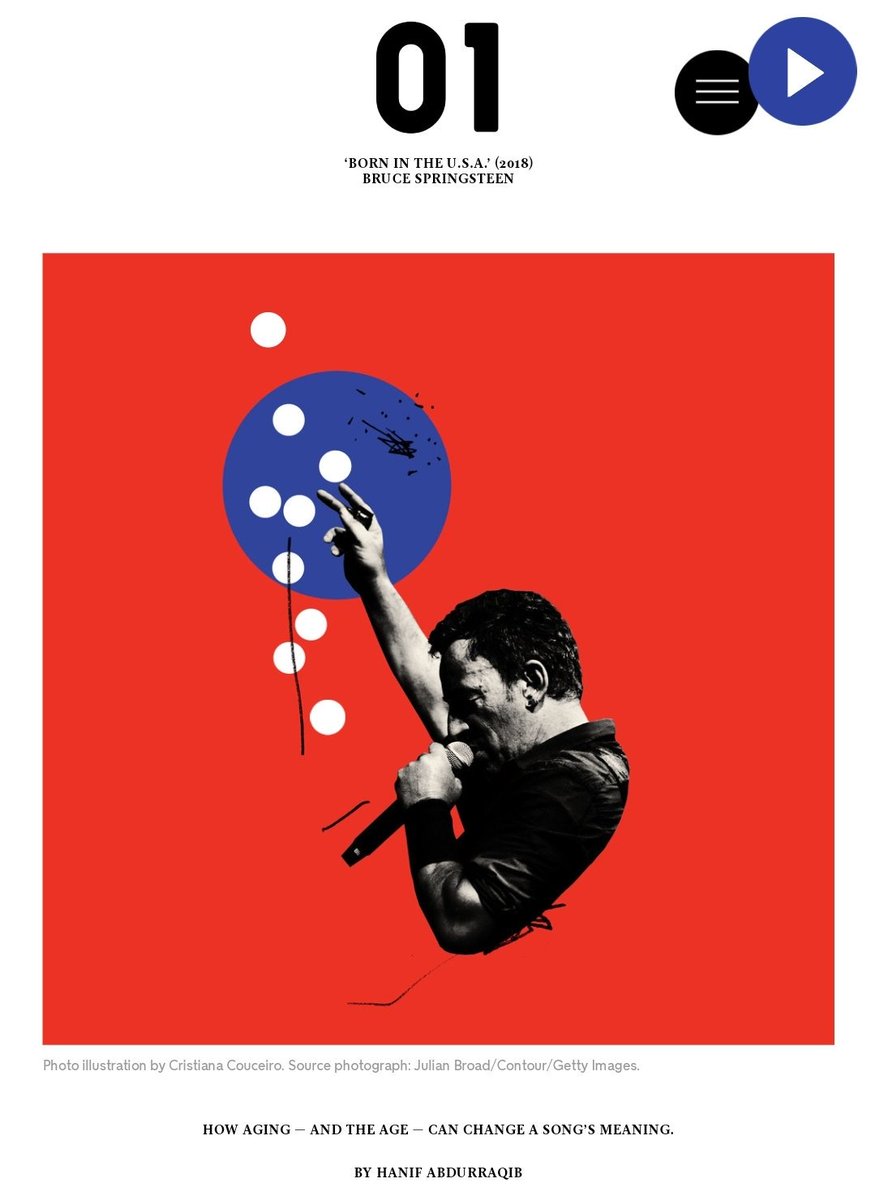 got to bat leadoff for the <a href="/nytimes/">The New York Times</a> music issue, and (again) chose to turn towards Springsteen. Wrote about playing a familiar song with no instrumentation in an echoing theater &amp; also about how I'm fighting with the idea of a world without Bruce.

nytimes.com/interactive/20…