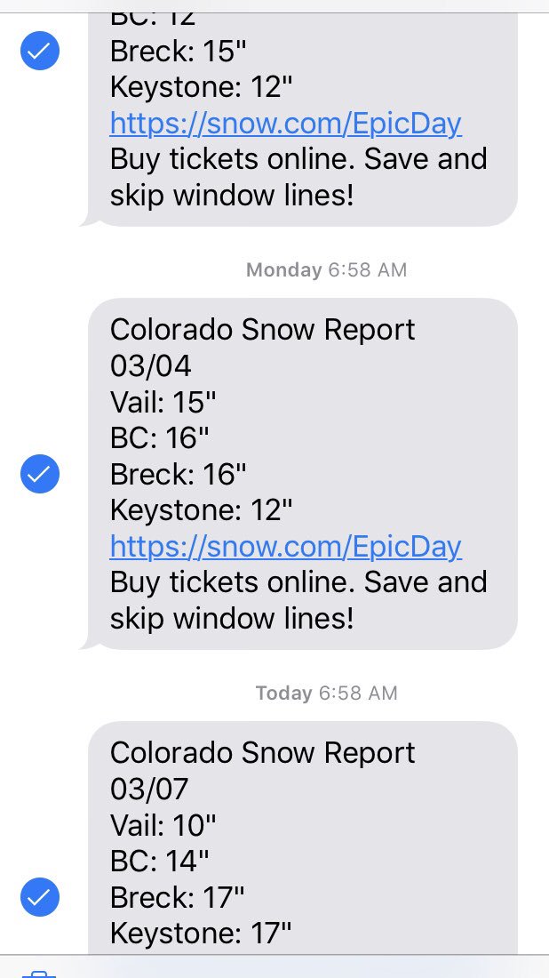 KevinMally's tweet image. Are you kidding me @VailResorts with all this snow?!?! Picked the wrong time to be a flat- lander! #POWDERDAY #gravityrules