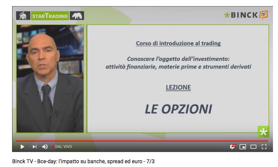 finanza_online's tweet photo. .@FabriGuidoni (responsabile ufficio studi FinanzaOnline), nel consueto appuntamento che ci aiuta a muovere i primi passi con il trading, #StarTrading, nel quale ci svelerà tutto sul mondo delle opzioni. Adesso in diretta: https://t.co/7GmDw6AiSd #bincktv https://t.co/QH3rCvE09J