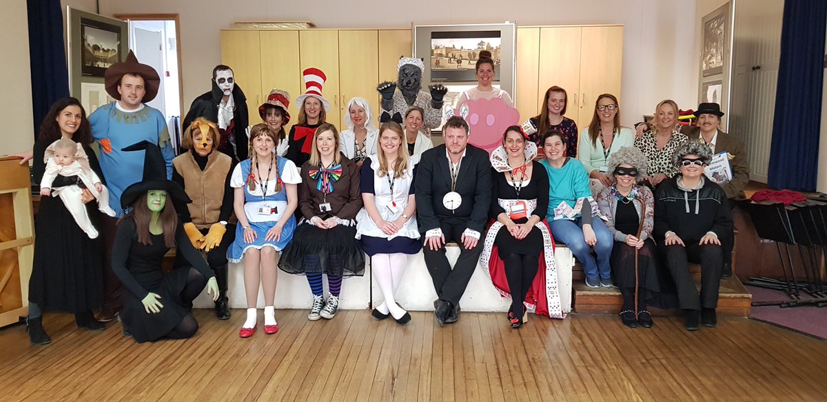 CFCprep's tweet photo. #WorldBookDay and I feel lucky to have the #best staff team! https://t.co/spiwNle4wk