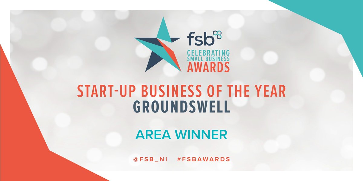 FSB_NI's tweet photo. E-commerce and digital advertising specialists @Groundswell_ni take home the prize in the Start-up Business of the Year category, after helping several clients sustain online growth in the two years since they were founded. #FSBAwards https://t.co/0RCmvuxTtQ