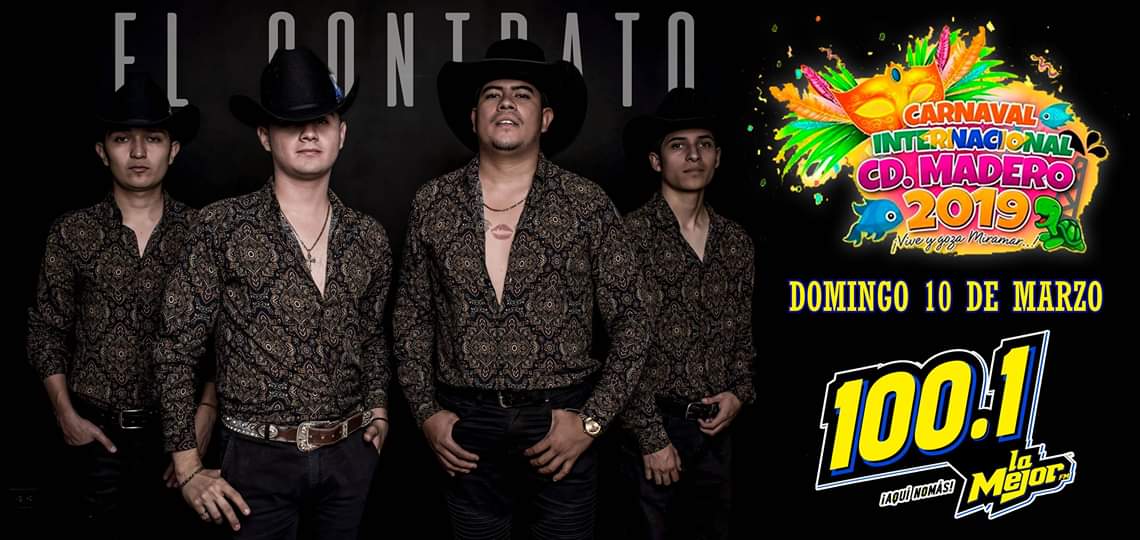 fm_tampico's tweet photo. Este Domingo 10 de Marzo en #ElCarnavalInternacionalMadero2019 presentes en el escenario móvil de #LaMejorFm 100.1 💛💙 #GrupoelContrato vive esta fiesta con la supremacía radial, te esperamos! https://t.co/FTWHvZSW4r