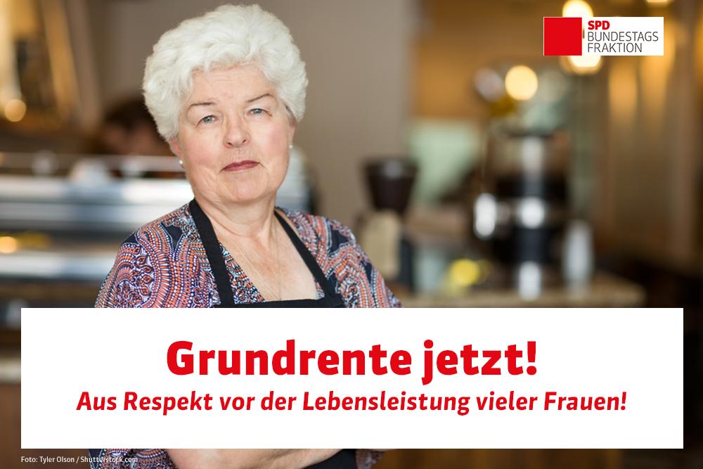 Viele Frauen stecken viel Arbeitskraft in Angehörigenpflege und Kindererziehung. Viele arbeiten in sozialen Berufen, die leider noch immer schlechter bezahlt sind. Für diese Lebensleistung verdienen sie mehr Anerkennung. Dazu gehört auch eine ordentliche #Grundrente! #Frauentag
