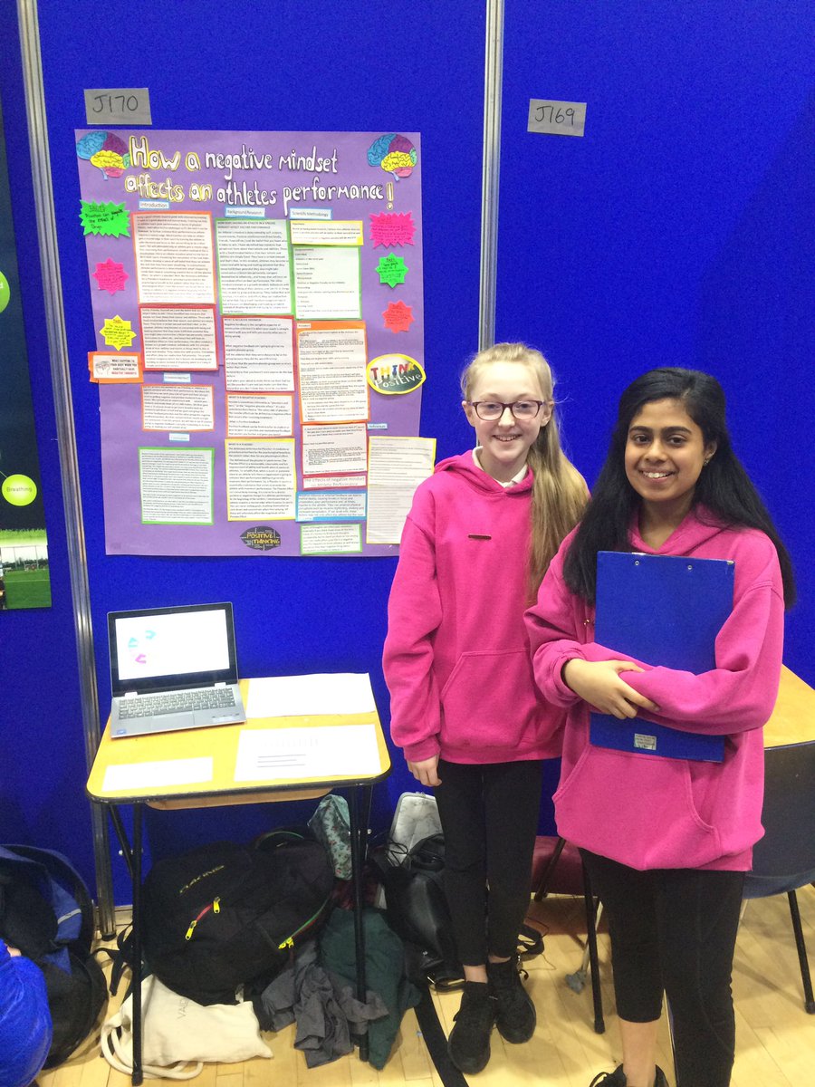 *Winners* ‼️
We are thrilled to be National Jr. winners in the area of Sports Psychology🏆Alanna &amp; Kripa won the award for their inspiring project ‘How a negative mindset affects an athlete’s performance.’ They presented their findings in @DublinCityUni yesterday at the #PEEXPO