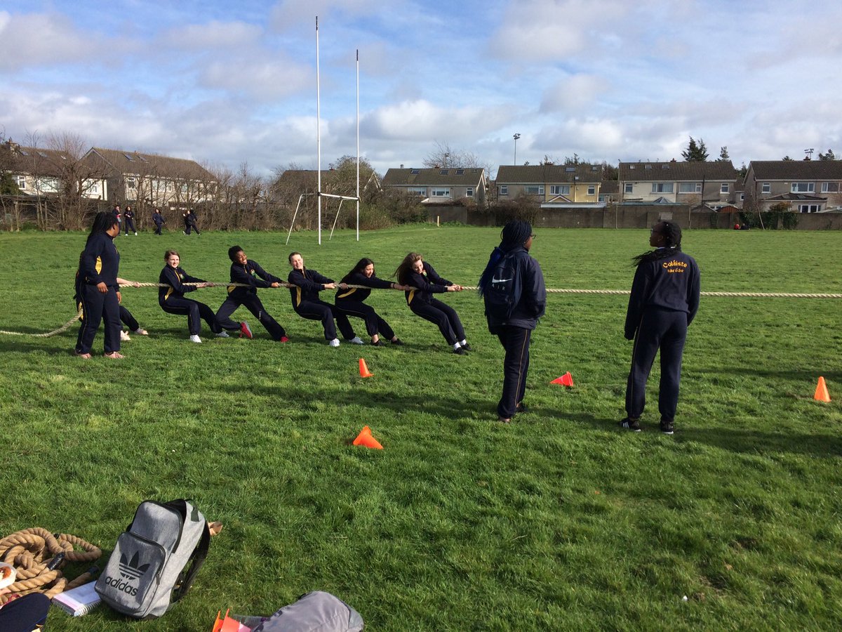 AsfBride's tweet photo. Lots of lunchtime physical activity...the search is on to find CB’s most active class #ASW #getCBmoving @Colaistebride @ColaisteBridePE @ActiveFlag https://t.co/diJPwyLbys