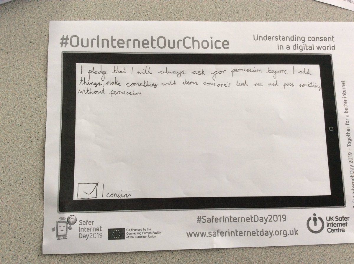downsviewcroyy3's tweet photo. These are what we pledge to do to make a safer internet for all @UK_SIC #OurInternetOurChoice https://t.co/8AQsz4Zugc