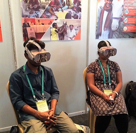 TheBrooke's tweet photo. Brooke’s Global Animal Health Manager, Dr Shereene Williams explains #welfare challenges in #brickkilns across South Asia to #PCVC7 delegates, and urges them to see for themselves in our 360 virtual reality video. More on our work in brick kilns at: https://t.co/Cop3pKhSS9 https://t.co/zyfAVxkvrF