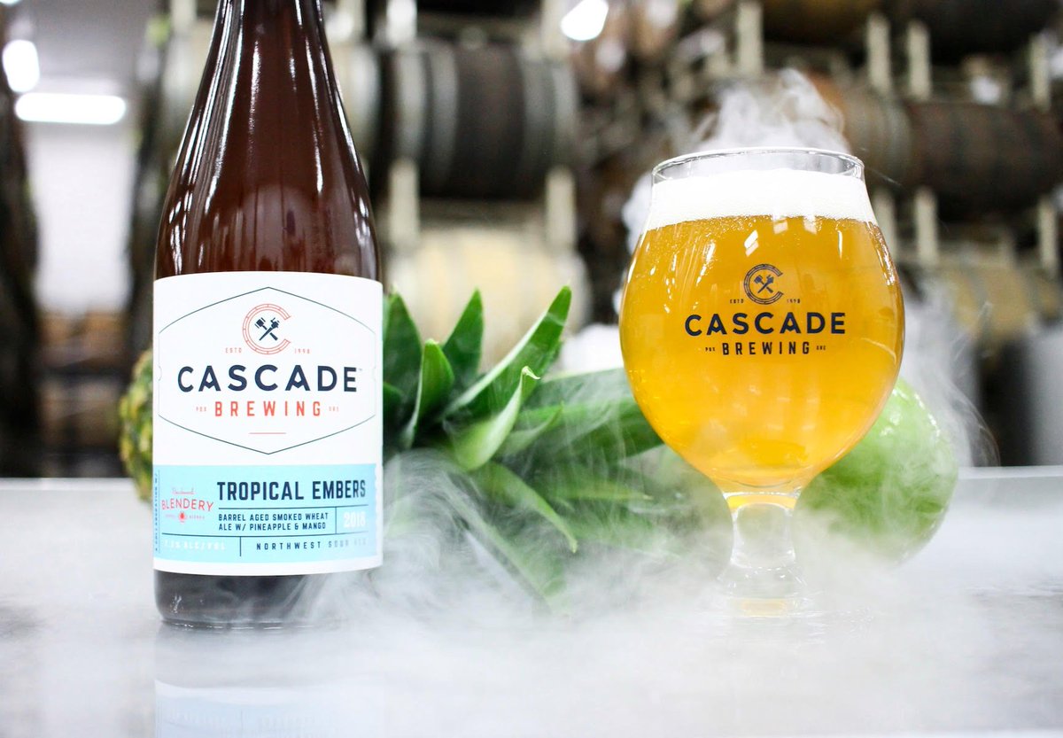 BREWPUBLIC's tweet photo. This month @cascadebrewing will release two new beers with Brunch Line and Tropical Embers, a collaboration beer brewed with @The_Blendery. Details: https://t.co/rJ9sa8Rcod https://t.co/9ytOoibFlL