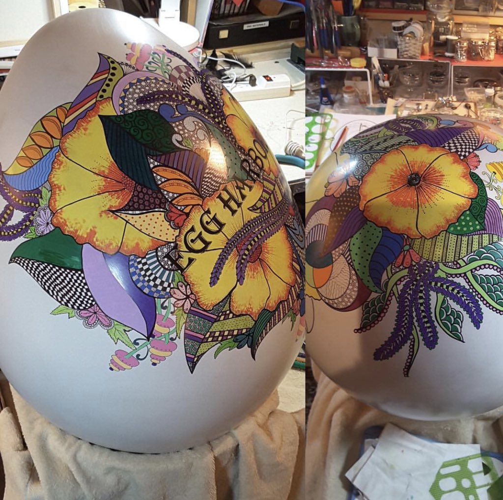 #EGGstravaganza begins May 24th in the Village of #EggHarborWi. Come check out the sculptures created by 30 juried artists! 

👩‍🎨: Sue Lee