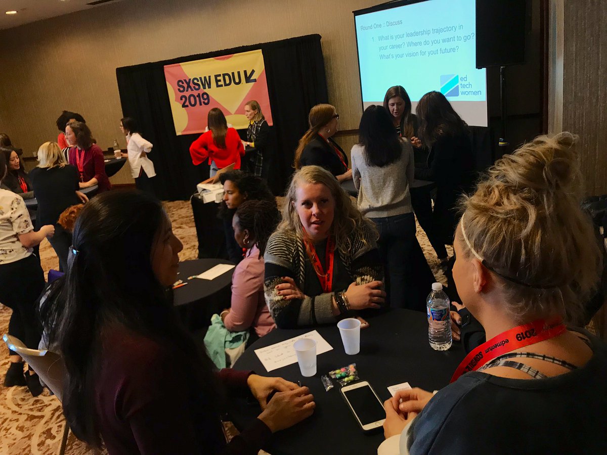 Thank you to all the wonderful people that joined us for this year’s ETW Meet Up at #SXSWEDU! #womenintech #edtech #leadership