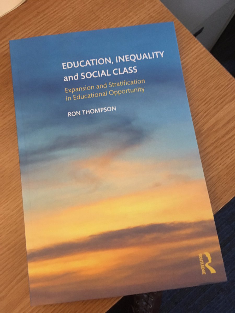 RFMacDonald's tweet image. Hot off the press! Just arrived. 
Looks really great; congratulations to my brilliant @HudCRES colleague Ron Thompson 👏🏽👏🏽👏🏽
Might go to see if I can get it signed...
#inequality #education #class