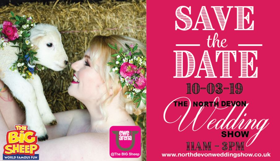 This Sunday (10th March) is <a href="/bigsheepdayout/">The BIG Sheep</a>'s BIG North Devon Wedding Show! 11am - 3pm. Free entry for brides and grooms to both the wedding show and The Big Sheep! With over 70 of Devon and Cornwall's best wedding suppliers.