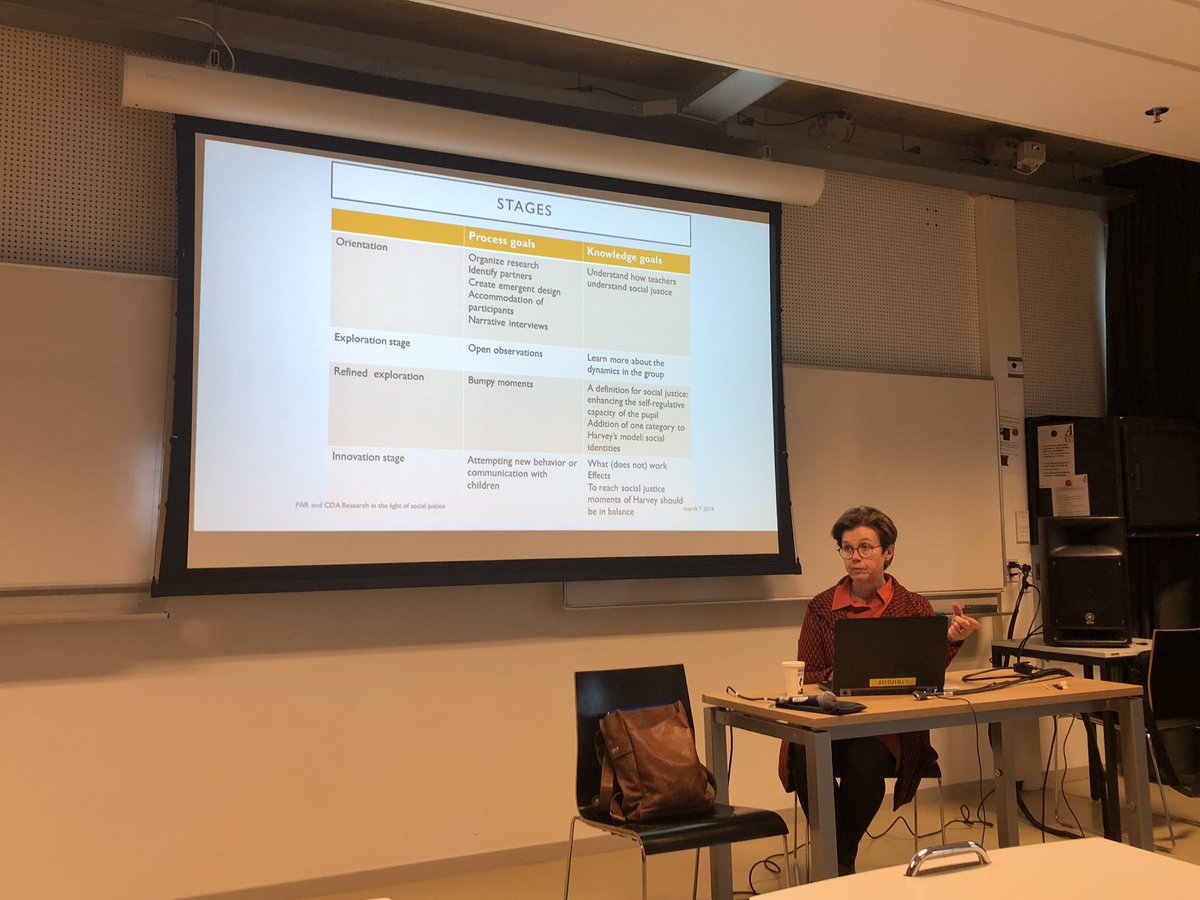 mifacy's tweet photo. @IMISCOE Standing Committee MIFACY attending an insightful lecture of Nicolina Montesano Montessori on Participatory Action Research at the Amsterdam University College https://t.co/MT471Yf757
