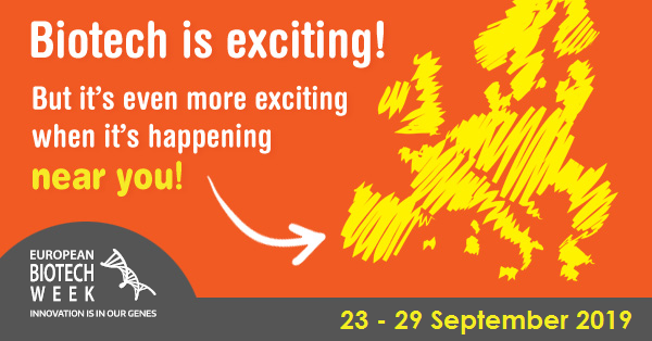 biotechweek's tweet photo. #biotechweek will take place 23 -29 Sept - time to showcase the benefits of biotech and the innovation that is in our genes! Sign up an event of your own https://t.co/56WhqKoVI9 or connect with your National Biotech Association   @EuropaBio @BIOTECanada #innovation #YesToScience https://t.co/d98Zu0XIS3