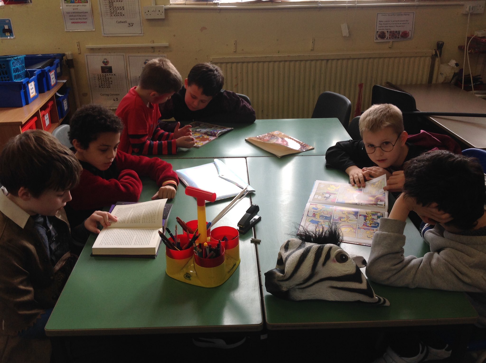 St Mary's RC School on Twitter "Class 2 & 3 paired up to share their