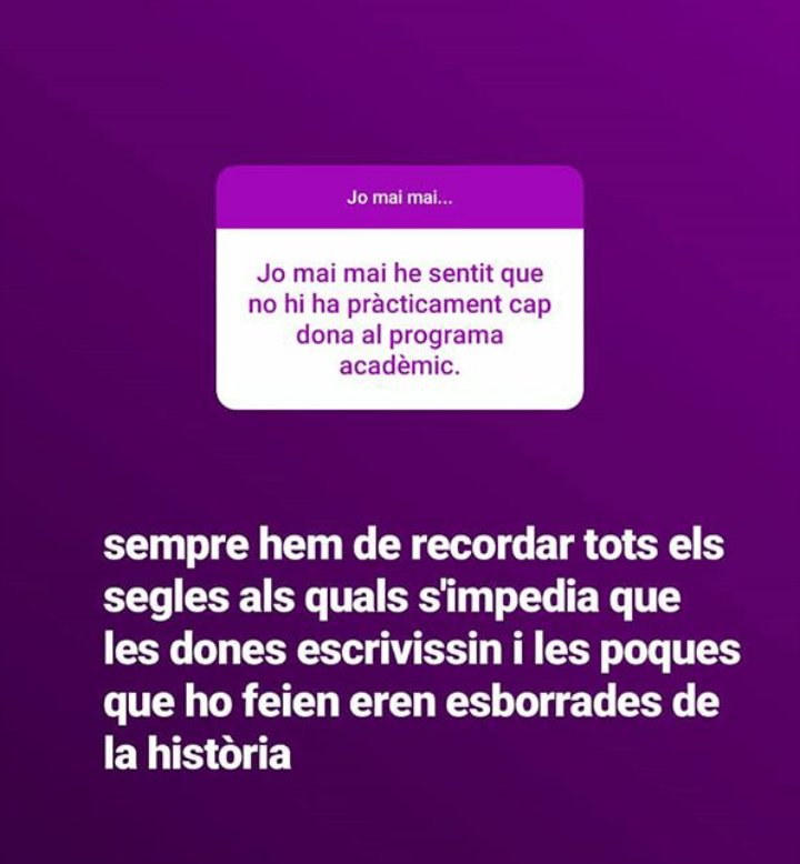 llunesdetinta's tweet photo. Ens arriben més #jomaimai8M des d'instagram !! ( @llunesdetinta ) https://t.co/sYWFUdcmkd