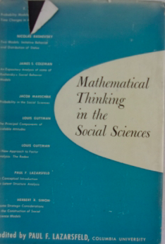 3/ Context remark: econ was not alone in debating use of math. Exchanges & alliances w/ other social scientists pervasive, as shown by Madow report by Econometric Society & MAA  https://www.jstor.org/stable/1907269?seq=1#page_scan_tab_contents or sociologist Lazarsfed’s Columbia lecture series & resulting publications