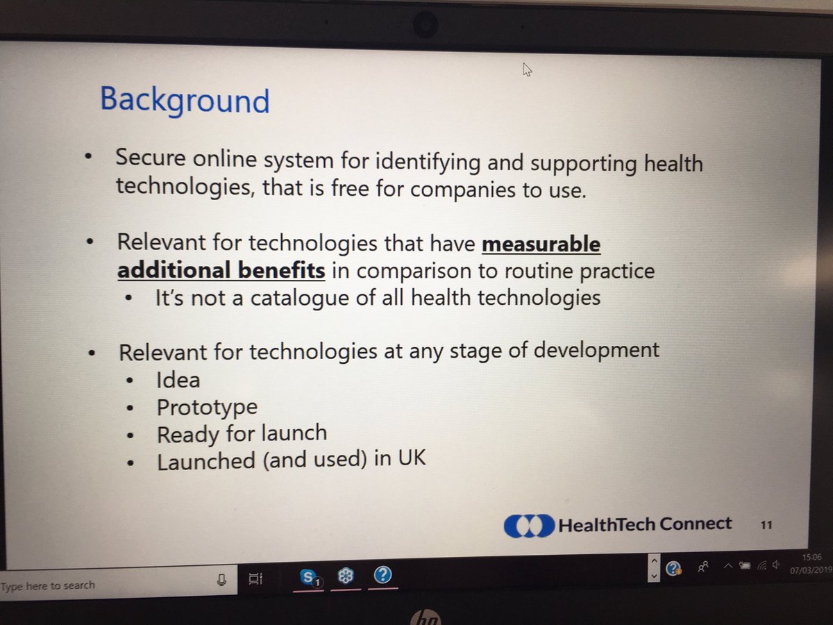 Getting to grips with new #NHS platform #healthtechconnect which aims to provide a profile of tech with measurable benefits #digitalhealth #NWCSP ⁦@ARANZMedical⁩ ⁦@entechealth⁩ ⁦@AHSNNetwork⁩ ⁦@MartinBell1966⁩