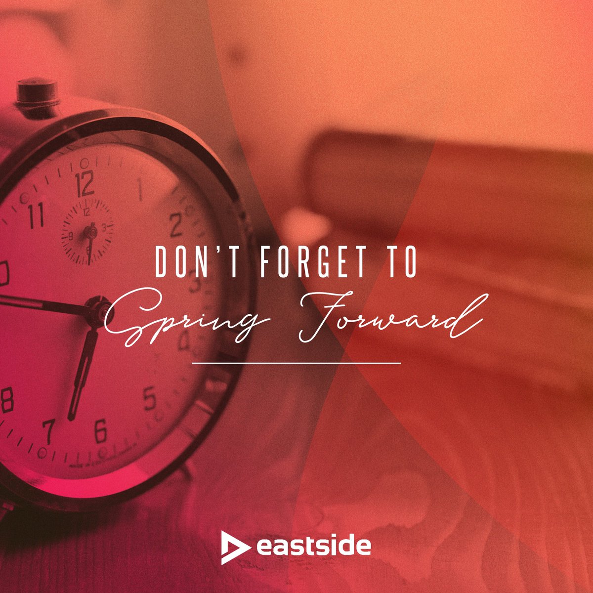followebc's tweet photo. Don't forget to roll your clocks forward one hour before you go to bed on Saturday night. We'll have the coffee hot and strong on Sunday morning for you! #SpringForward #church #eastcobb #marietta #forcobb https://t.co/BIx9RjsHN5