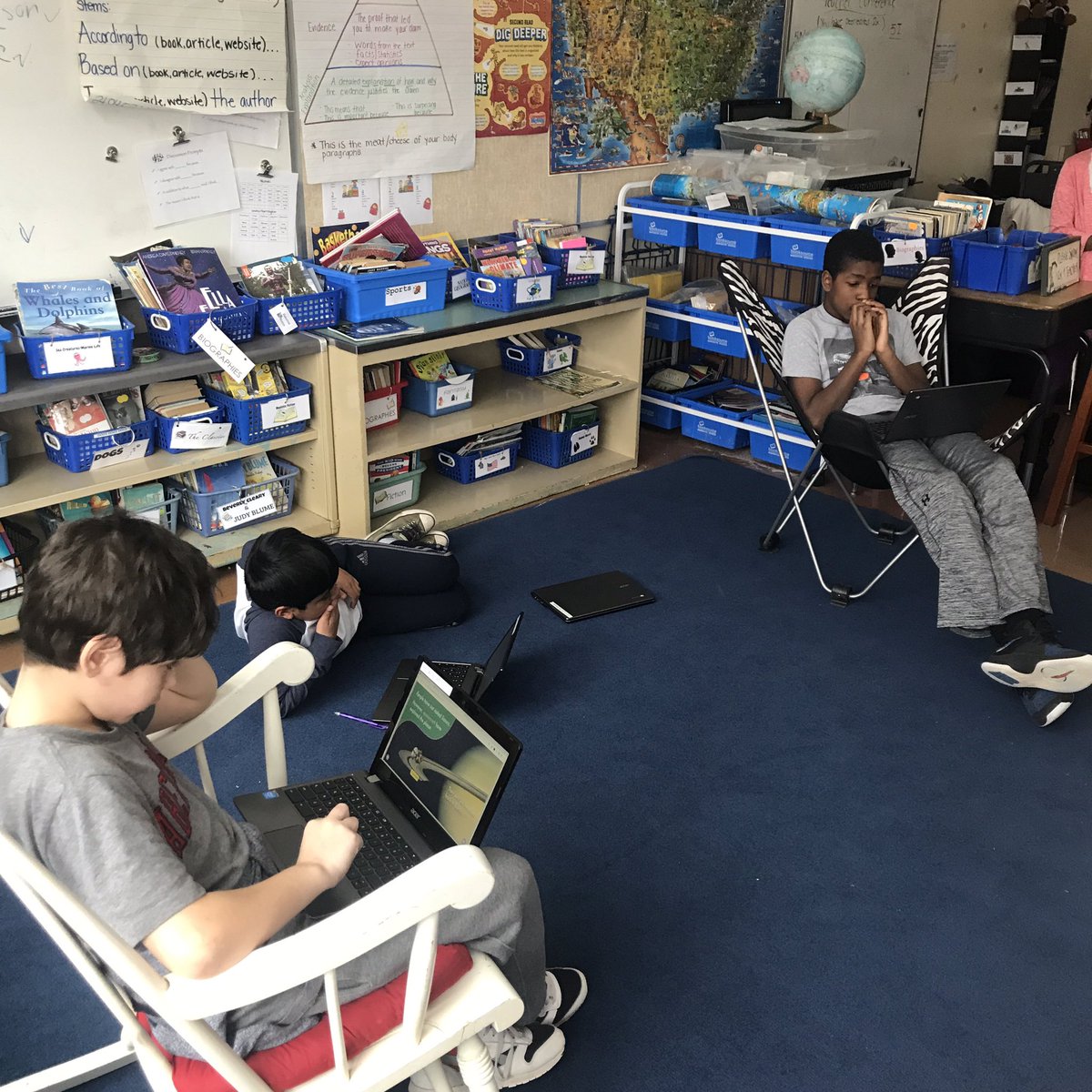 MrsIovino's tweet image. L♥️VE a good ELA block 📚 #guidedreading #informativeresearch using @Wonderopolis and @Newsela #peerediting @googledocs  #WO2World @GoogleForEdu