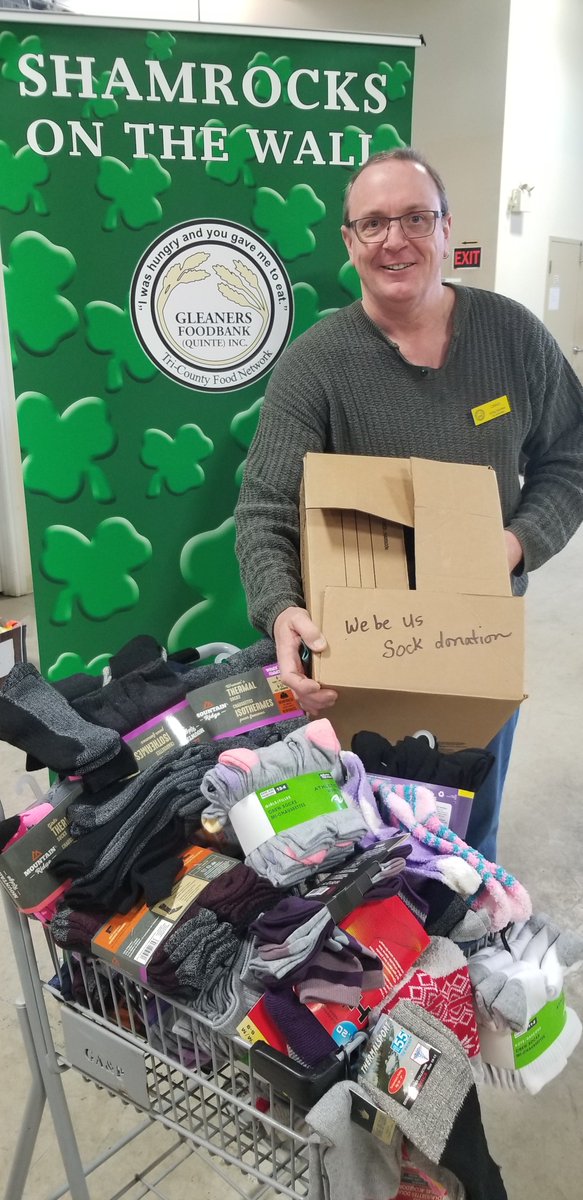 GleanersFB's tweet photo. Thank you to We Be Us for their generous sock donation. Thank you for sharing and caring!
#WeBeUs #GleanersFoodbank https://t.co/gkZAvNo6GT