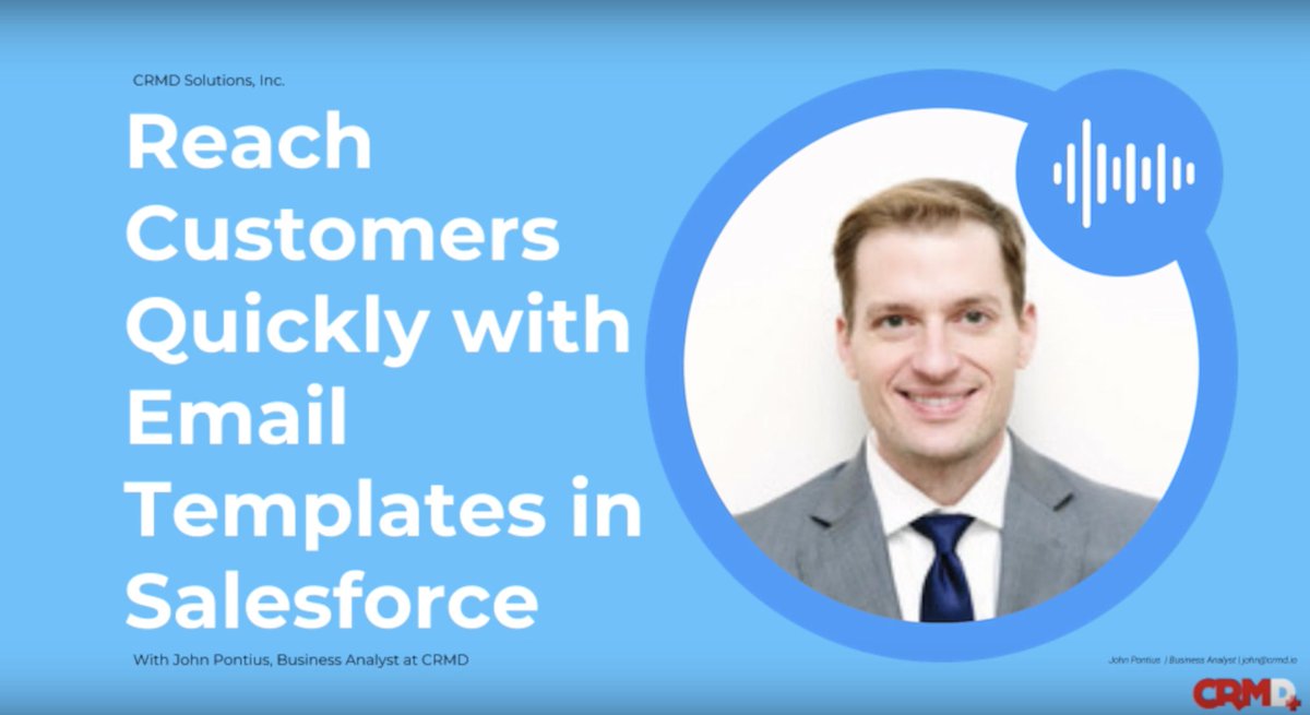 CRMDsolutions's tweet image. Coming up today at 2pm EST, we discuss the pros of working with Email Templates (spoiler: there are no cons!) and demonstrates how to create them in both Salesforce Classic and Lightning. #SFDCTraining #awesomeadmin #tutorialthursday