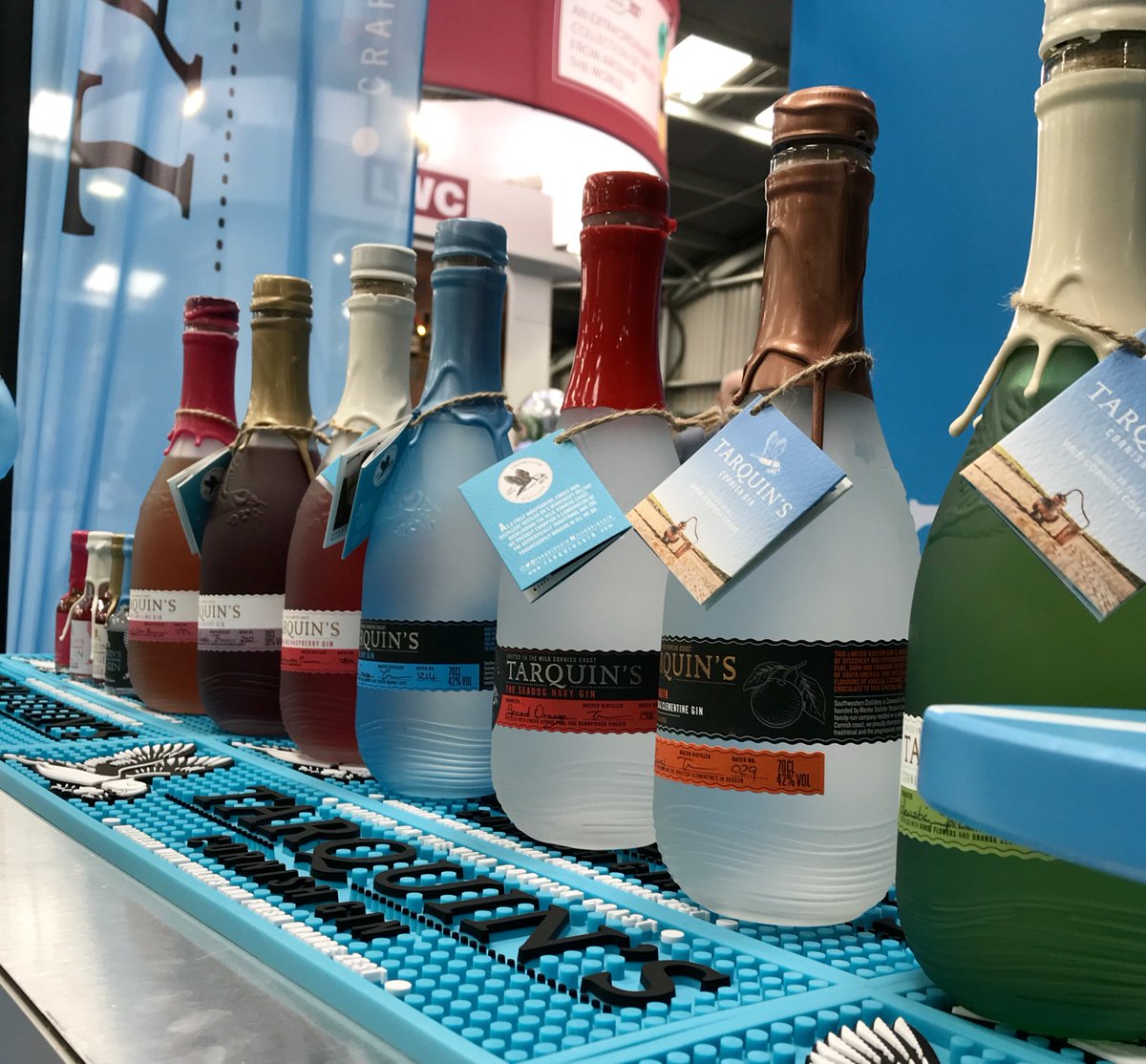 expowest_uk's tweet photo. Is it time for a G&amp;T yet? How about trying The Tonquin (tonka bean &amp; clementine gin) from @tarquinsgin on Stand J40 with some of the unique @seabucktonic from Stand J48? So many options to try at the show today! https://t.co/wgN6SMSSq7
