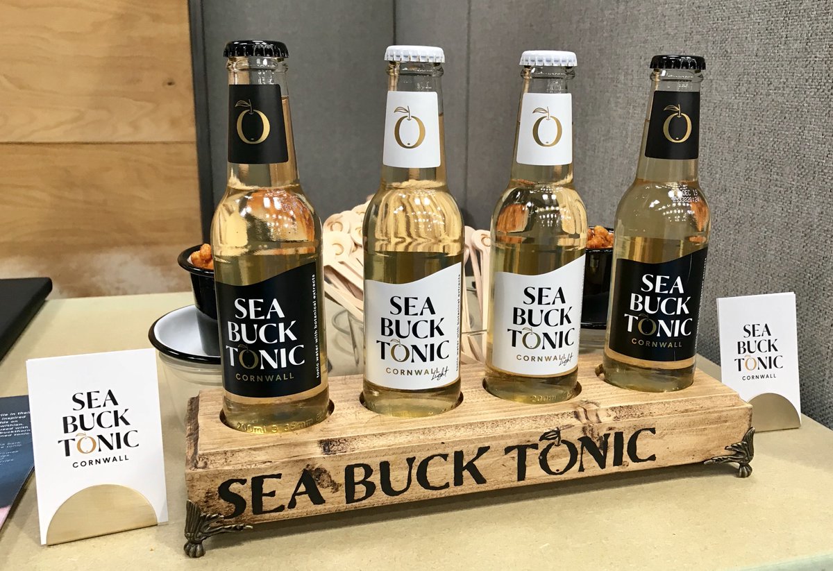 expowest_uk's tweet photo. Is it time for a G&amp;T yet? How about trying The Tonquin (tonka bean &amp; clementine gin) from @tarquinsgin on Stand J40 with some of the unique @seabucktonic from Stand J48? So many options to try at the show today! https://t.co/wgN6SMSSq7