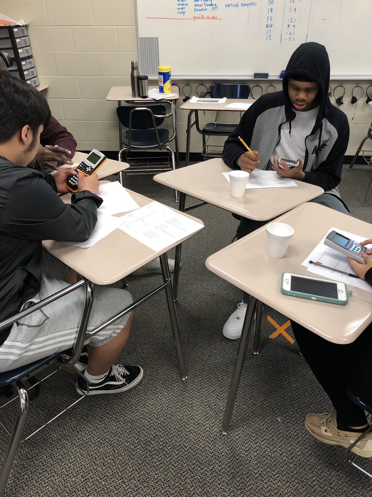 CoachBauerWHHS's tweet photo. Day 2. Hard at work! Stats are coming alive! #wpsproud #WPSFutureReady #wichitasehs #statistics https://t.co/GH0R7QJxVC
