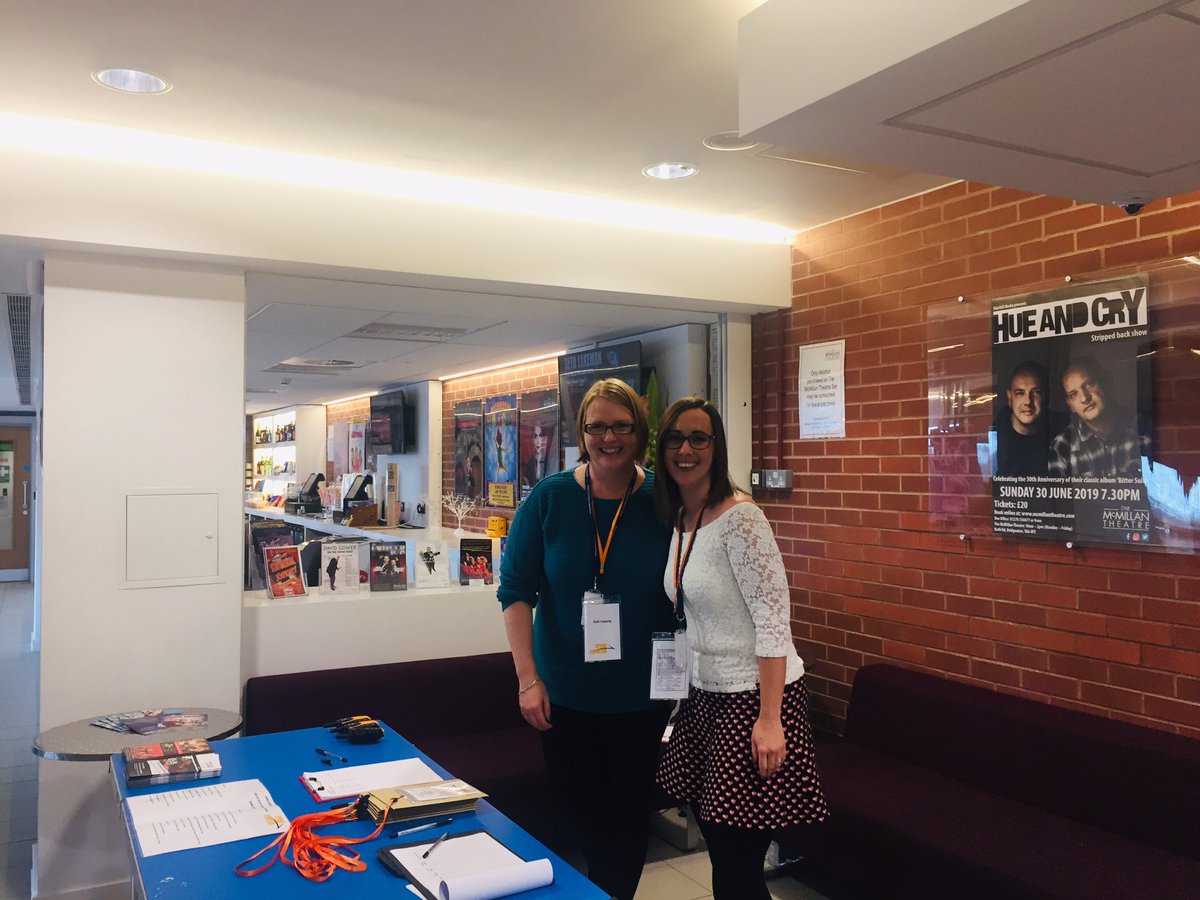 TakeArt's tweet image. And were off! Spring Forward 2019 has officially kicked off @mcmillantheatre with tech rehearsals in full swing!! #SpringForward19  #DanceInSomerset