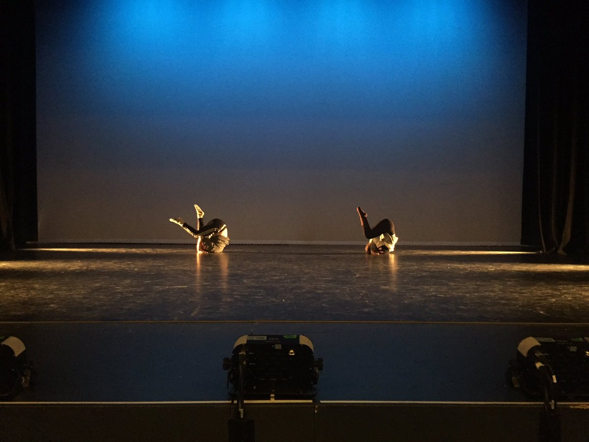 TakeArt's tweet image. And were off! Spring Forward 2019 has officially kicked off @mcmillantheatre with tech rehearsals in full swing!! #SpringForward19  #DanceInSomerset