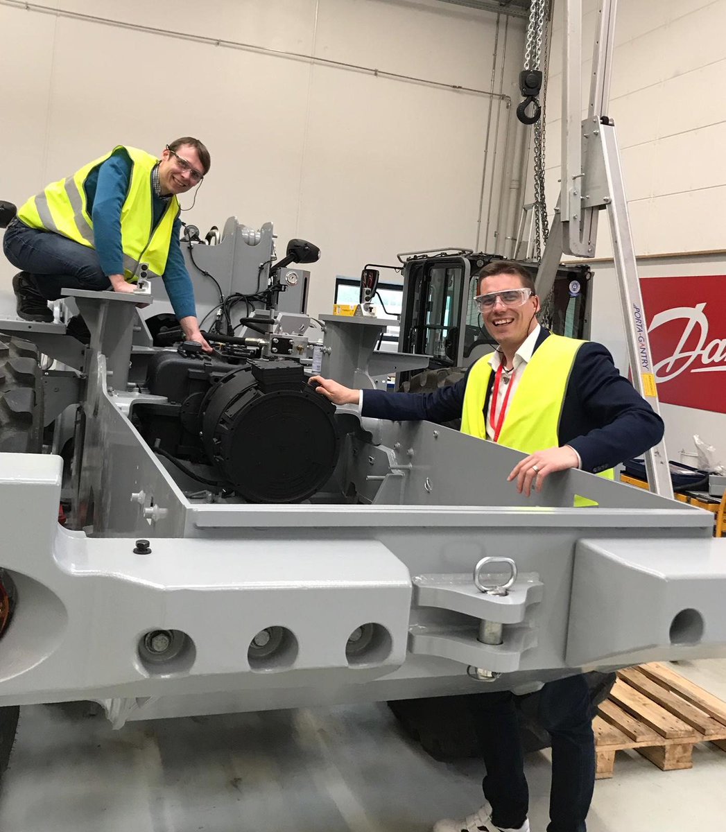 Meeting the team at Nordborg application development center. Thanks Hanno Hinrichsen for the tour. We will have more to tell at #Bauma2019 <a href="/DanfossEditron/">Danfoss Editron</a> #electrification #OEM #offhighway #endingpollution