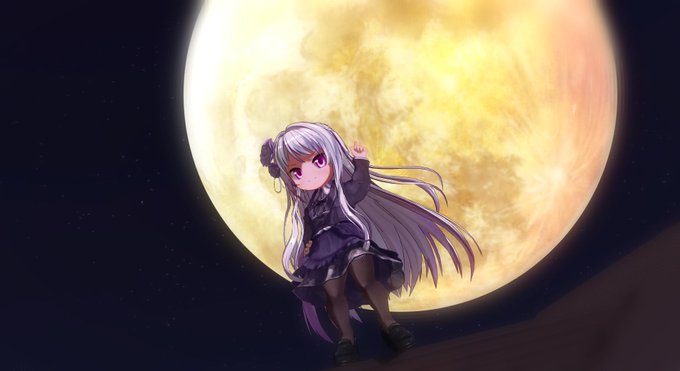 月を見るのtwitterイラスト検索結果 古い順