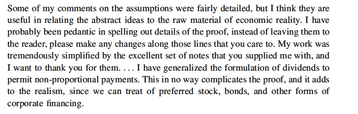 18/ Düppe documents  https://pdfs.semanticscholar.org/8571/737399d987e5c4ec6378ba68beb6b2a64216.pdf their many clashes. “We should make logical structure clear & distinguish assumptions,” Debreu wrote. “I disagree. The important thing is to display interdependence of math AND econ,” Arrow retorted. He emphasized realism & pedagogy: