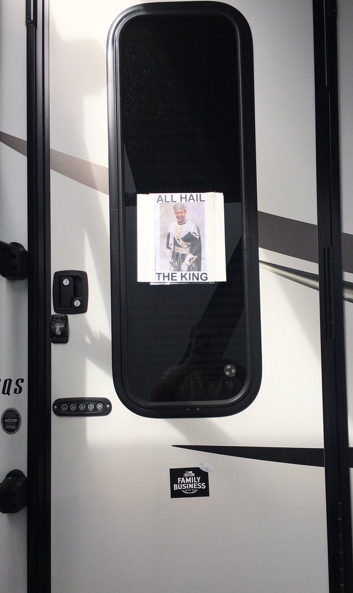 What a lovely greeting to come back to work to.