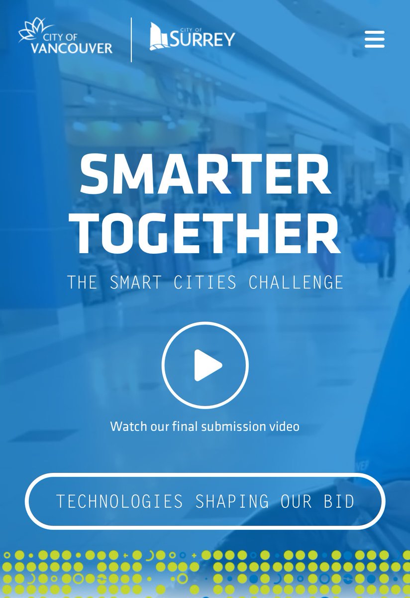 Dale_Bracewell's tweet image. We are #SmarterTogether. After 20 months of hard work, we have created a bold vision for Canada’s #SmartCitiesChallenge.

Check out our final proposal video to see how we will demonstrate a path to safer, healthier &amp;amp; more socially connected communities.

youtu.be/1xwO7K2CVRQ