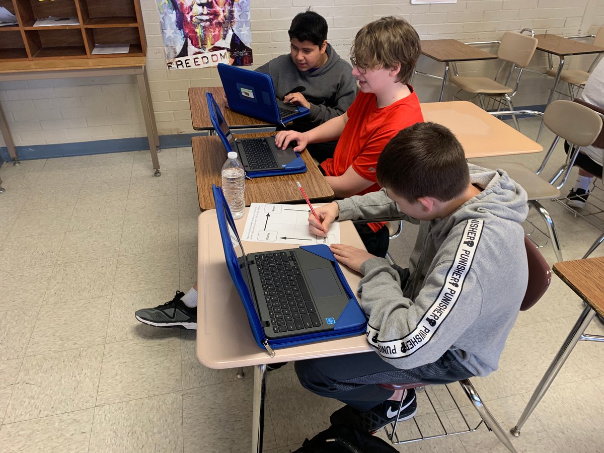 wdscott01's tweet photo. A mind is a terrible thing to waste, so these students are being introduced to World War I, using a group activity Think it up.  They are learning place, dates, events and names create a historical event.

#GoBeyondLampasas
#BetheoneLMS
@lampasasMS https://t.co/ZlC5WszRuK