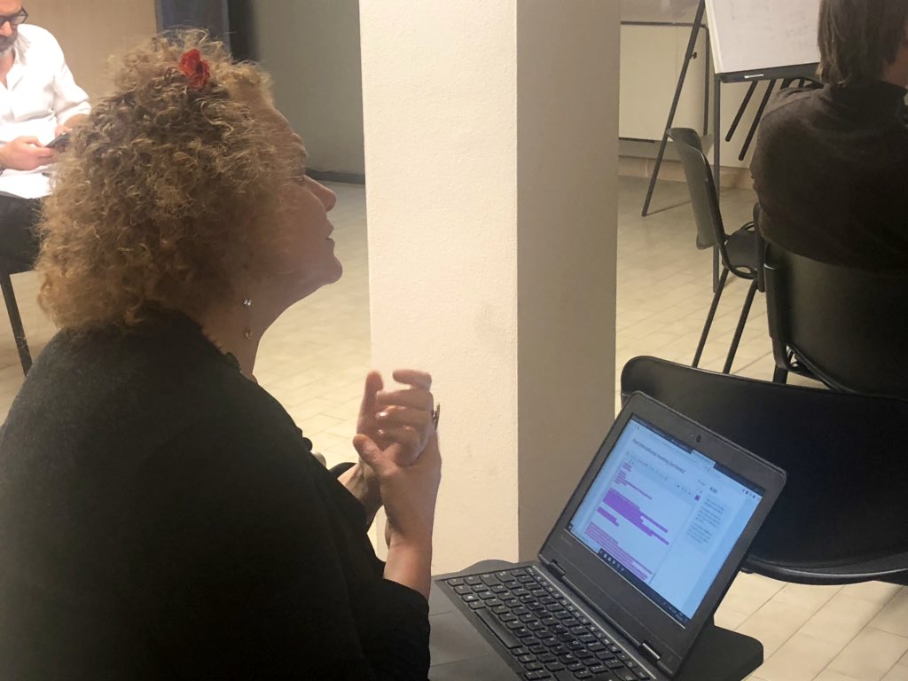 docservizi's tweet photo. Si continua l’incontro con i partner europei con @Gigitaly e la storia della crescita straordinaria di #doceducational, cooperativa di insegnanti che gestisce direttamente anche alcune scuole di musica #internationalcooperation #education https://t.co/HpUVkMvWM8