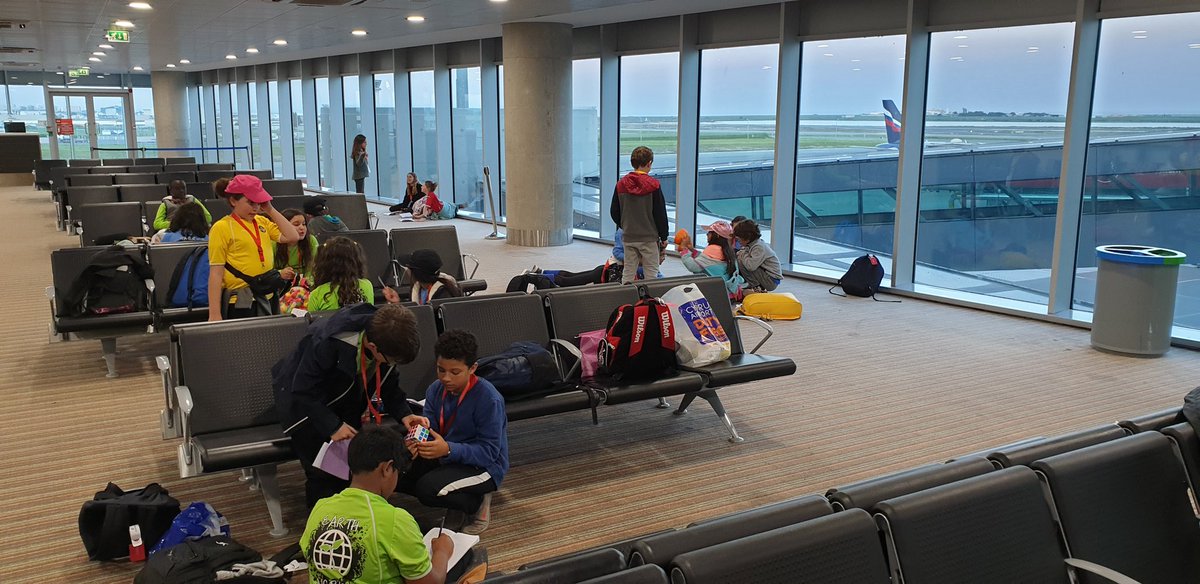 NcbisC's tweet photo. We're all set,  through security and bags checked. Some last minute reflections on a momentous week,  then it's Cairo here we come!! https://t.co/Ts5LLFW7XS