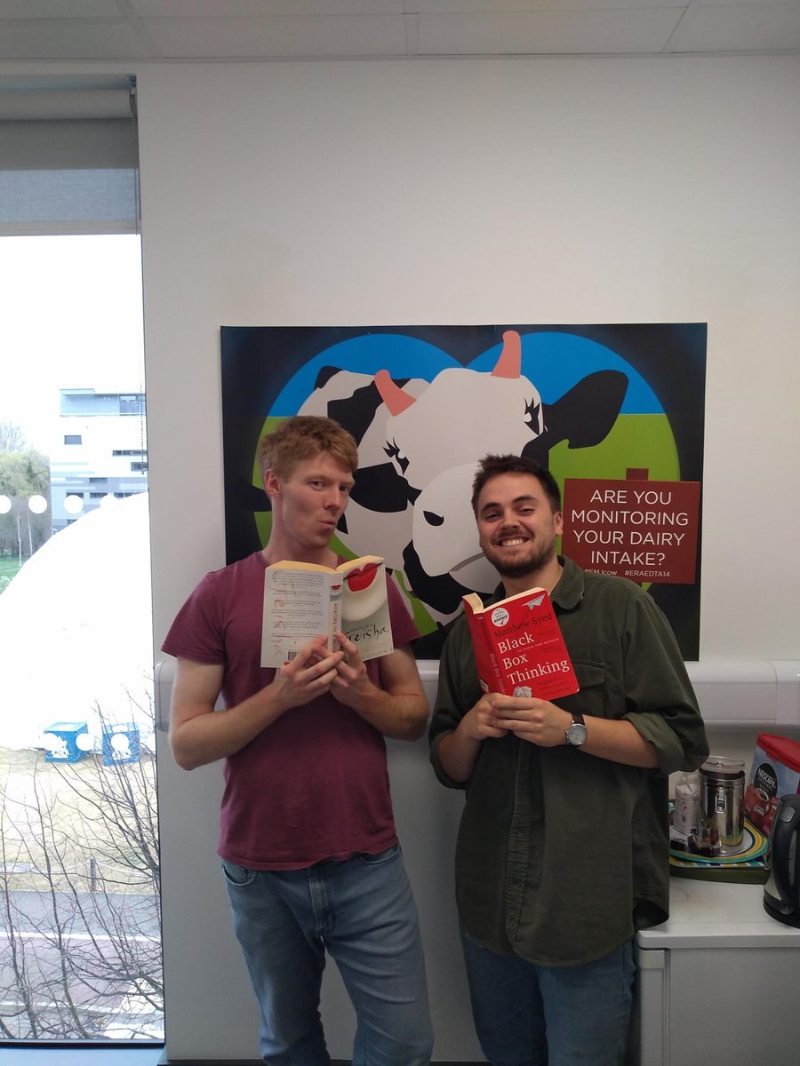 EMJ_Mark's tweet photo. This editorial team doesn't stop reading when we go home! For #WorldBookDay, some of us thought we'd share what we're currently reading with you. Black Box Thinking and Memoirs of a Geisha - two classic reads. https://t.co/PydaJWWsKH