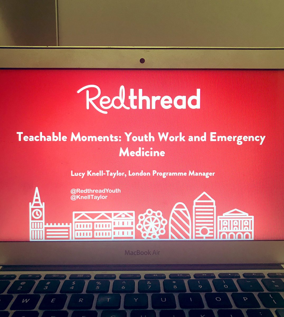 KnellTaylor's tweet photo. Thrilled to be presenting to our incredible colleagues from @LDNairamb this afternoon about the work @Redthreadyouth does with their patients after they leave them... #NotAllHeroesWearCapes #ForeverTeachable #TheStoriesWeTellMatter #TogetherWeCan https://t.co/hK7mmU471T