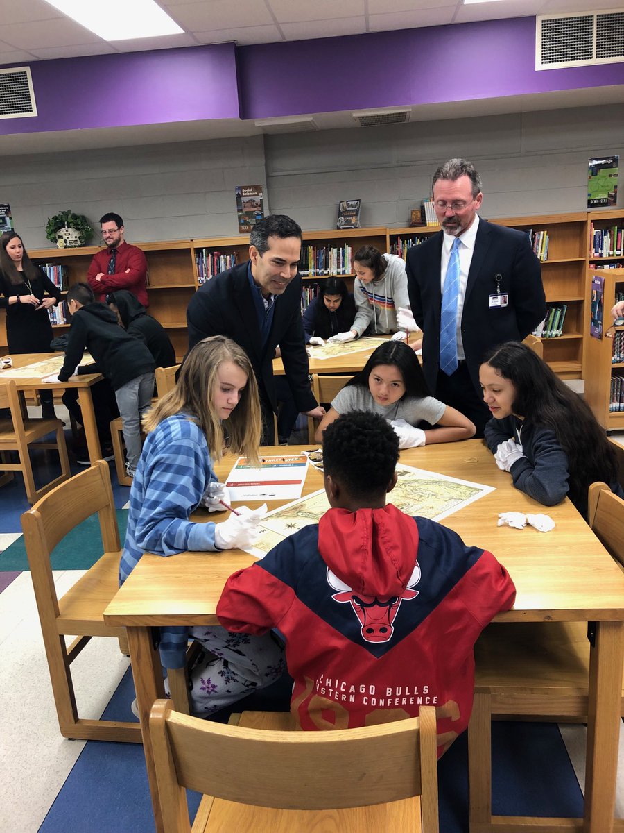 Texas Land Commissioner George P.  Bush shares his knowledge with Texas History students in Birdville ISD #nomspride  BISDshines #socialstudiesmatters