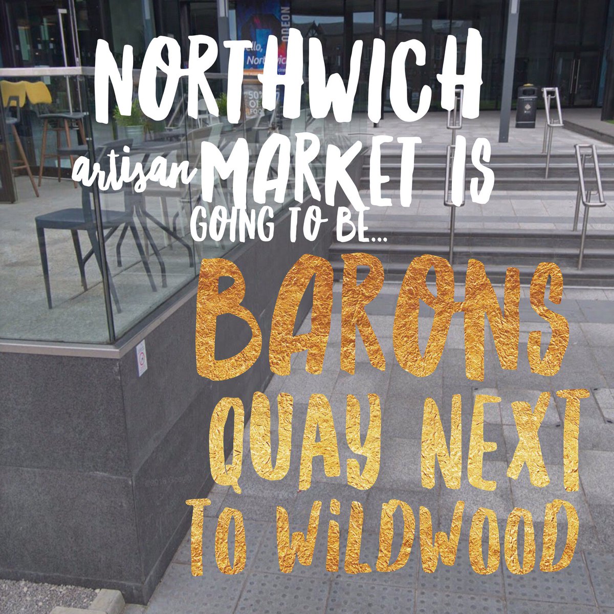 _TheMarketCo's tweet photo. DECISION MADE
Wind gust speeds for Saturday are too severe to erect the gazebos so #Northwich Artisan Market will be moving into @barons_quay next to Wildwood.
PLEASE RT so that everyone knows where to find us
10-4
Art, craft, food, streetfood - even seating!
#snugasabuginarug! https://t.co/2C7Wi0RrCZ