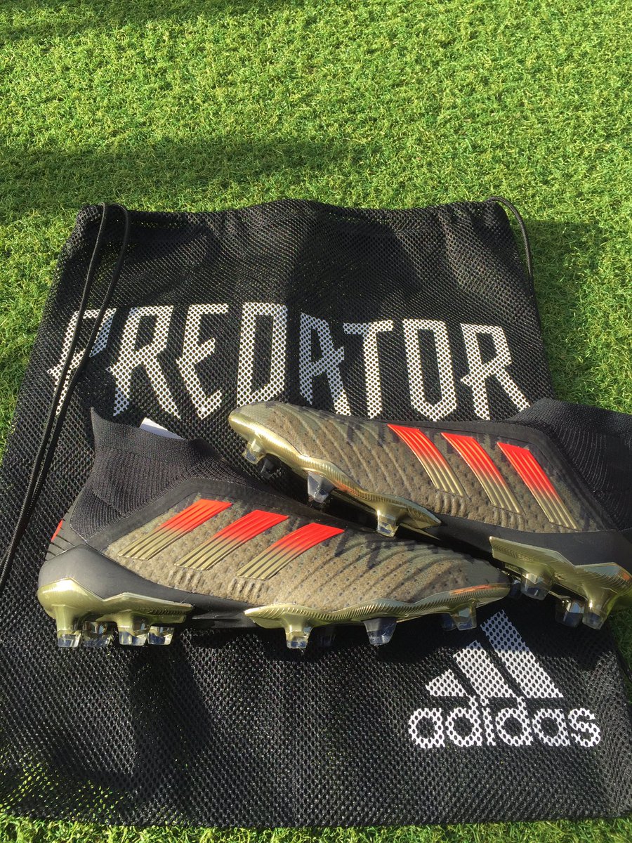 My New Limited Edition Adidas Predator Boots have finally arrived #BossTha @adidasfootball #Predator #LimitedCollection #DareToCreate @LFC #YNWA #BGB 🔥🔥🔥