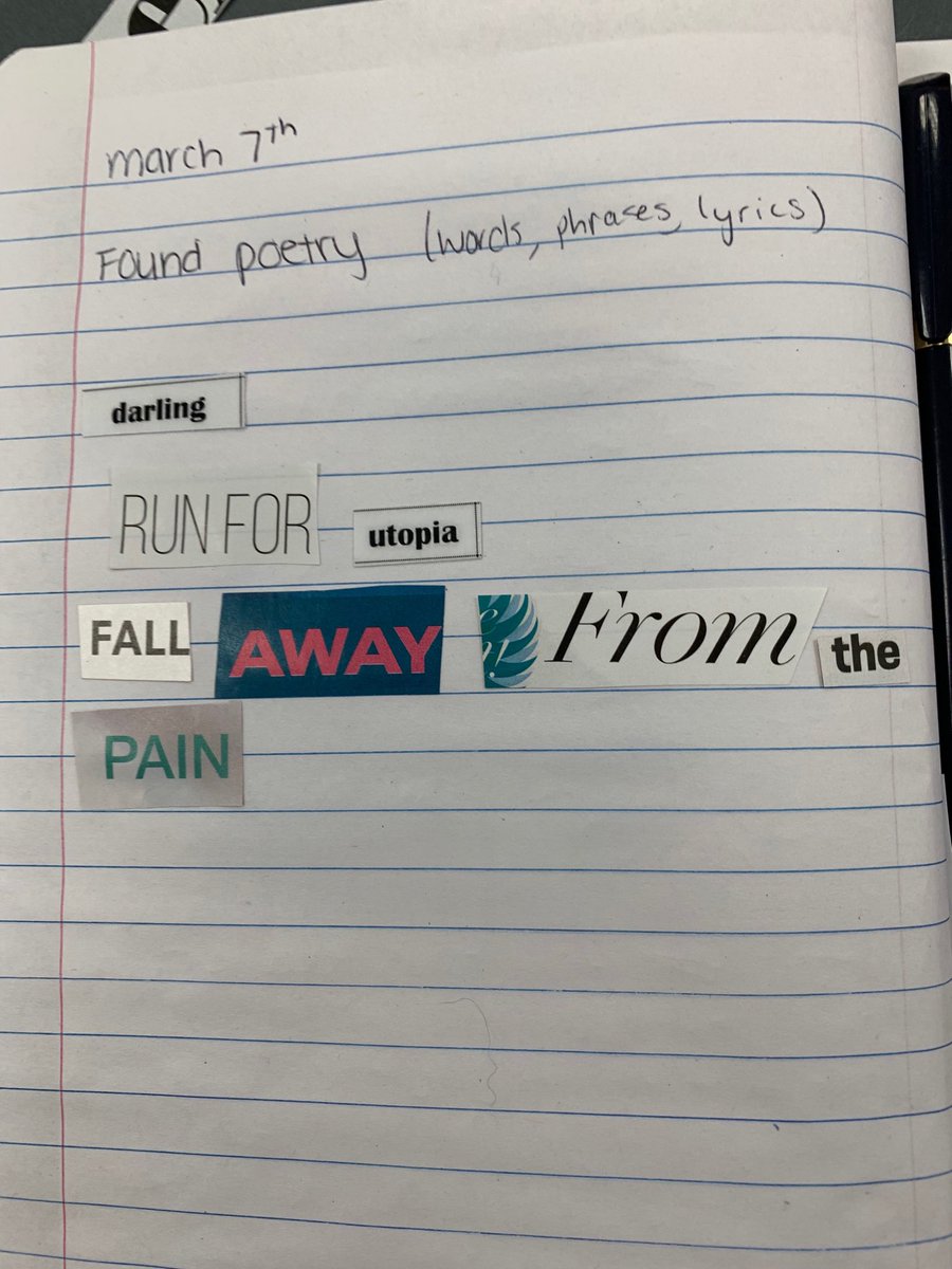 DBTrach's tweet image. Look what we “found” in Creative Writing!! #POETRY ! Thousands of words covered the desks. #bliss ⁦@LouRiolo⁩ ⁦@JanetWarden⁩ ⁦@Carmelschools⁩ ⁦@chs_english1⁩ ⁦@ncte⁩ ⁦@teacher2teacher⁩ #carmel6cs