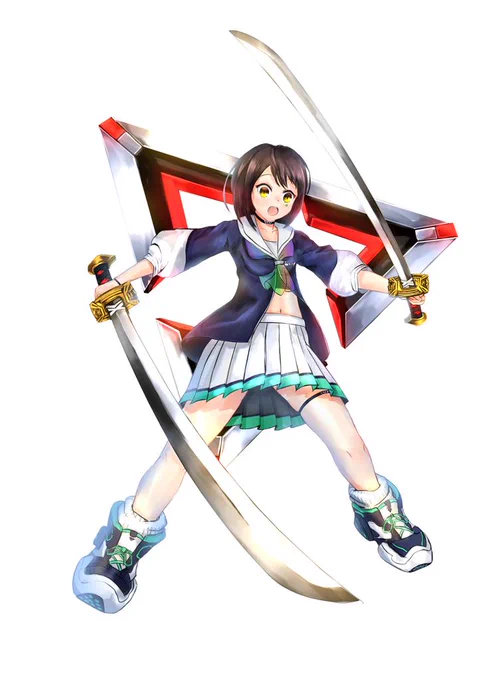 バーチャルレッドフレーム改芸人こと斗和キセキちゃんのファンアート描きました。 #towakiseki 