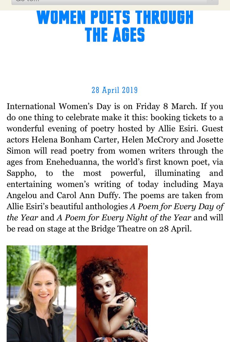 Allie Esiri, 365 Poems for Life tweet media